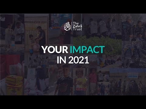 Your Impact in 2021 - The Zahra Trust