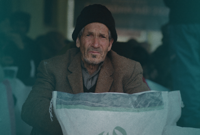 Kazim used to huddle to keep warm on his way to class. Now he has a warm jacket thanks to you.