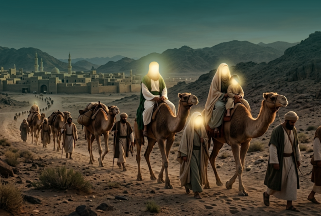 Imam Hussain (as) leaves Mecca for Kufa